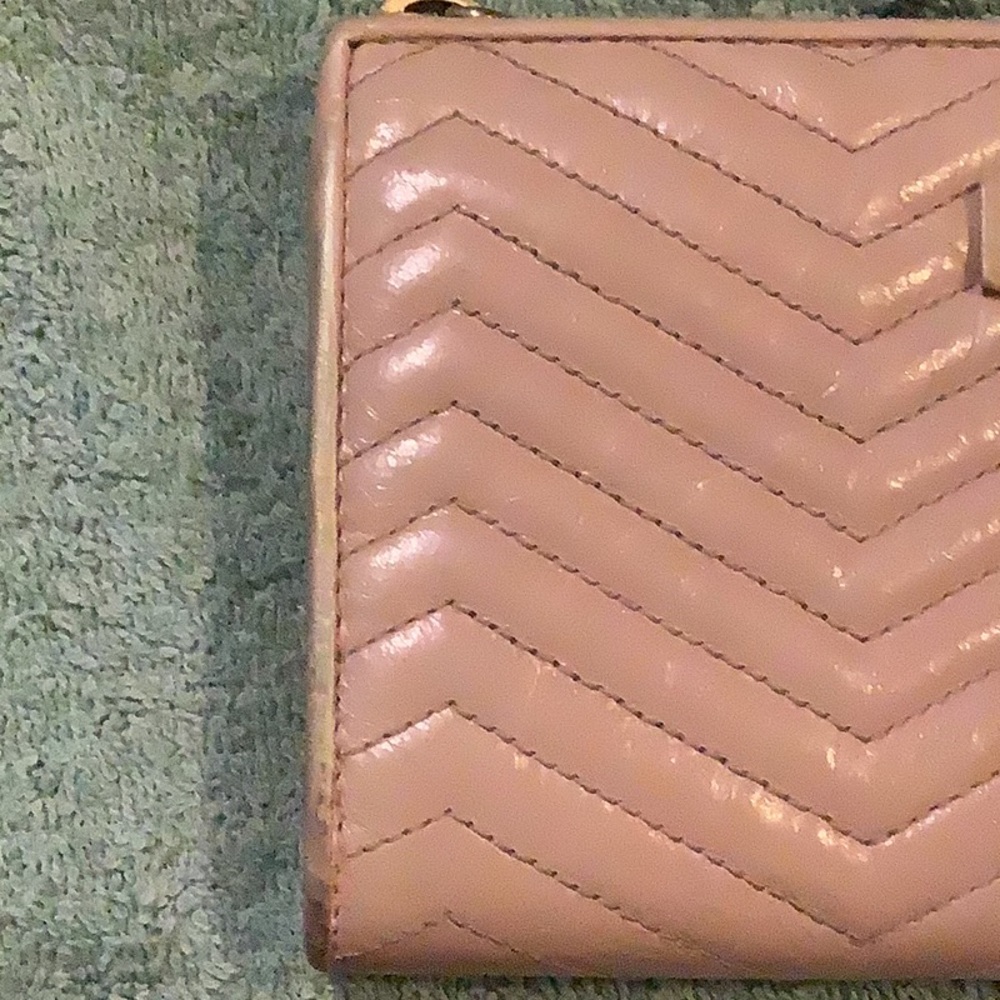 Authentic Miu Miu Ribbon Round Zip Quilted Wallet… - image 8